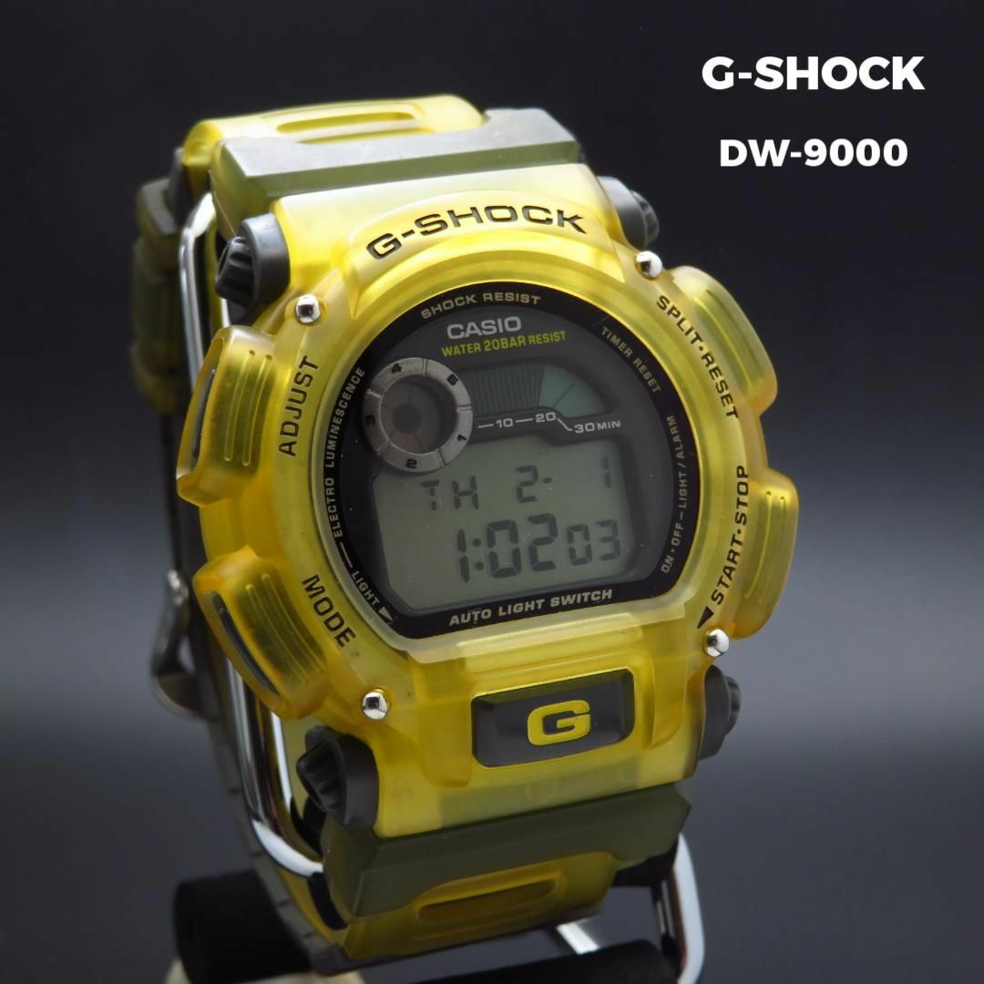 CASIO(カシオ)のG-SHOCK DW-9000 クリアイエロー  メンズの時計(腕時計(デジタル))の商品写真