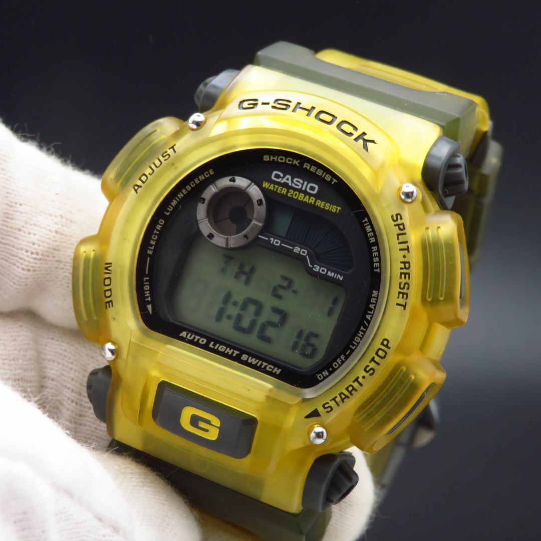 CASIO(カシオ)のG-SHOCK DW-9000 クリアイエロー  メンズの時計(腕時計(デジタル))の商品写真