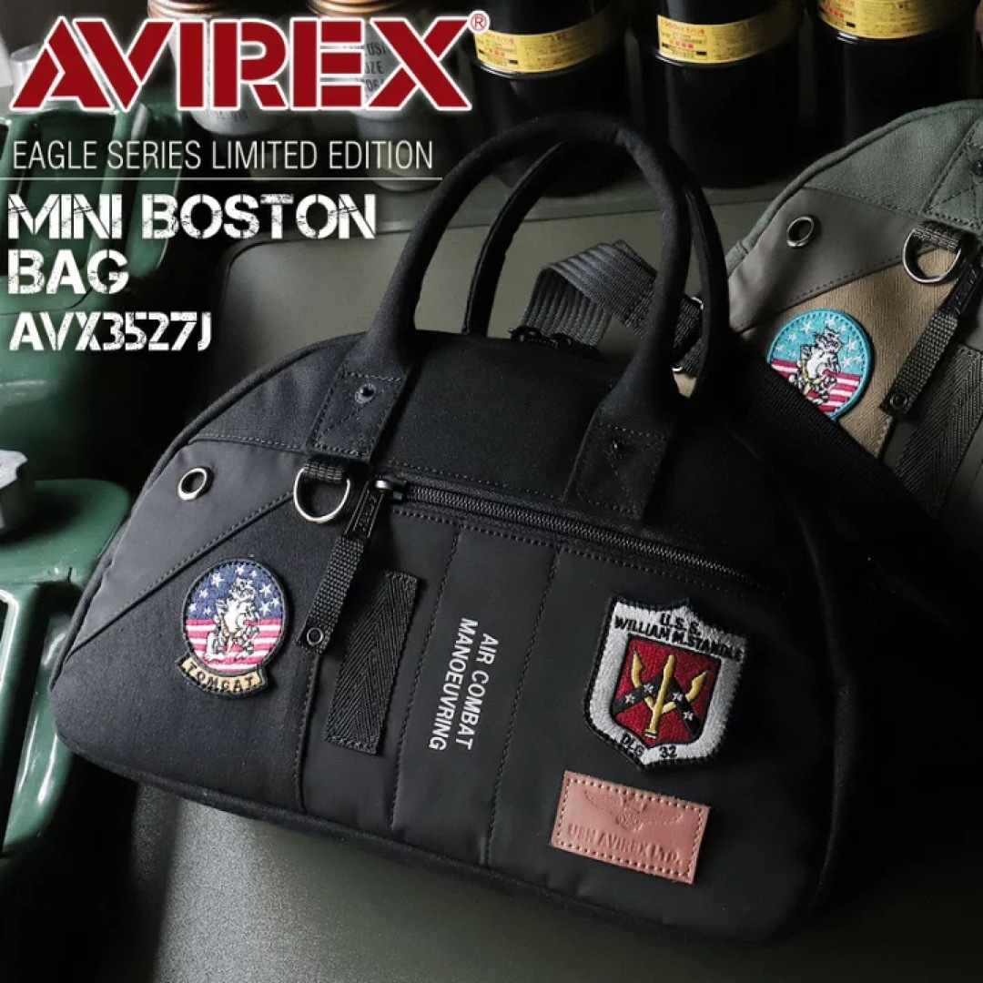 AVIREX(アヴィレックス)のボストンバッグ AVIREX 限定品 ショルダーバッグ 大人気 AVX3527J メンズのバッグ(ショルダーバッグ)の商品写真