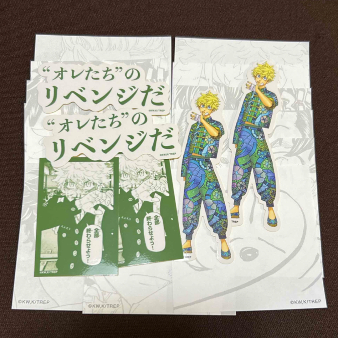 東京リベンジャーズ(トウキョウリベンジャーズ)の東リべ　新体験展　ステッカー　メモ帳　花垣武道 エンタメ/ホビーのアニメグッズ(その他)の商品写真