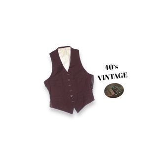 サンタモニカ(Santa Monica)の▪️40’s【COMBI】VINTAGE VEST(ベスト/ジレ)