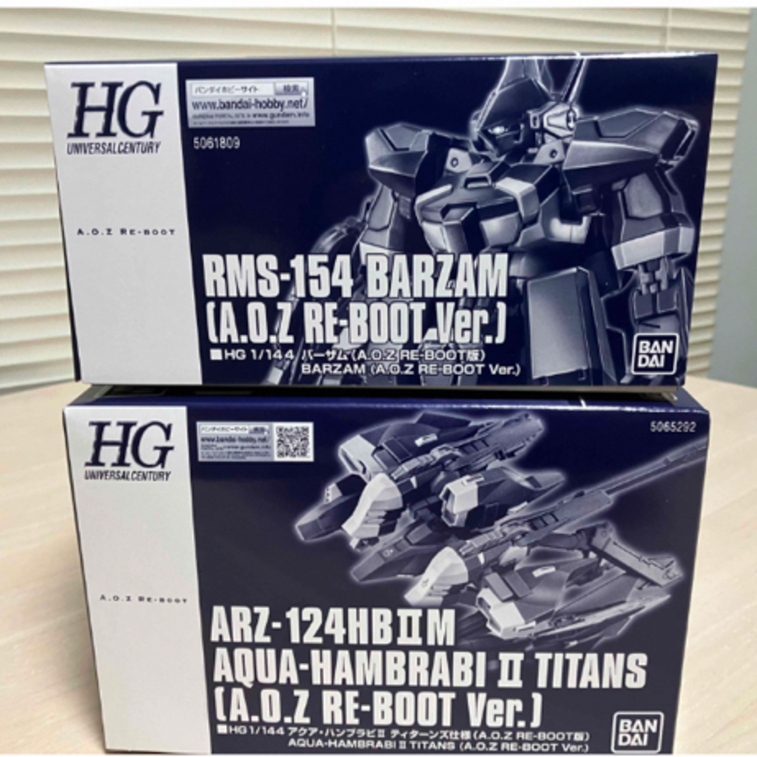 BANDAI - ガンプラ HGバーザム(AOZ) HGアクアハンブラビ(AOZ)の通販 by 