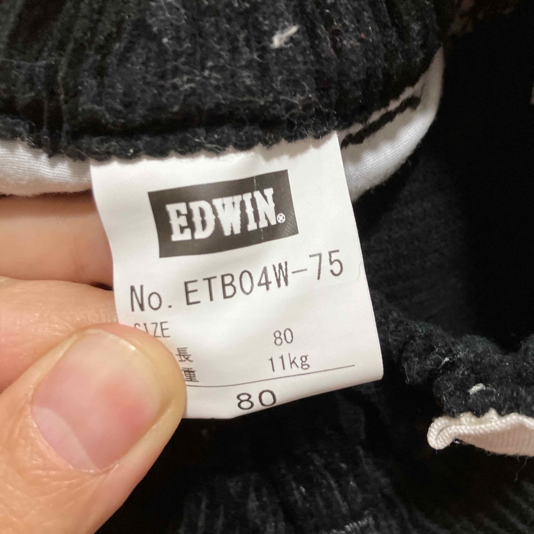 EDWIN(エドウィン)の【最終価格】パンツ 80 EDWIN コーデュロイ キッズ/ベビー/マタニティのベビー服(~85cm)(パンツ)の商品写真