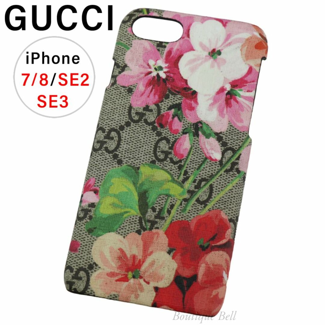 Gucci(グッチ)の【グッチ】GGブルームス iPhone7/8/SEケース 花柄 スマホ/家電/カメラのスマホアクセサリー(iPhoneケース)の商品写真