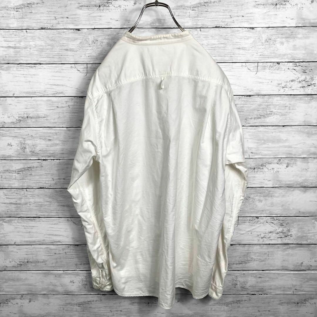 DANTON(ダントン)のダントン バンドカラー コットンシャツ ホワイト メンズ 40サイズ メンズのトップス(シャツ)の商品写真