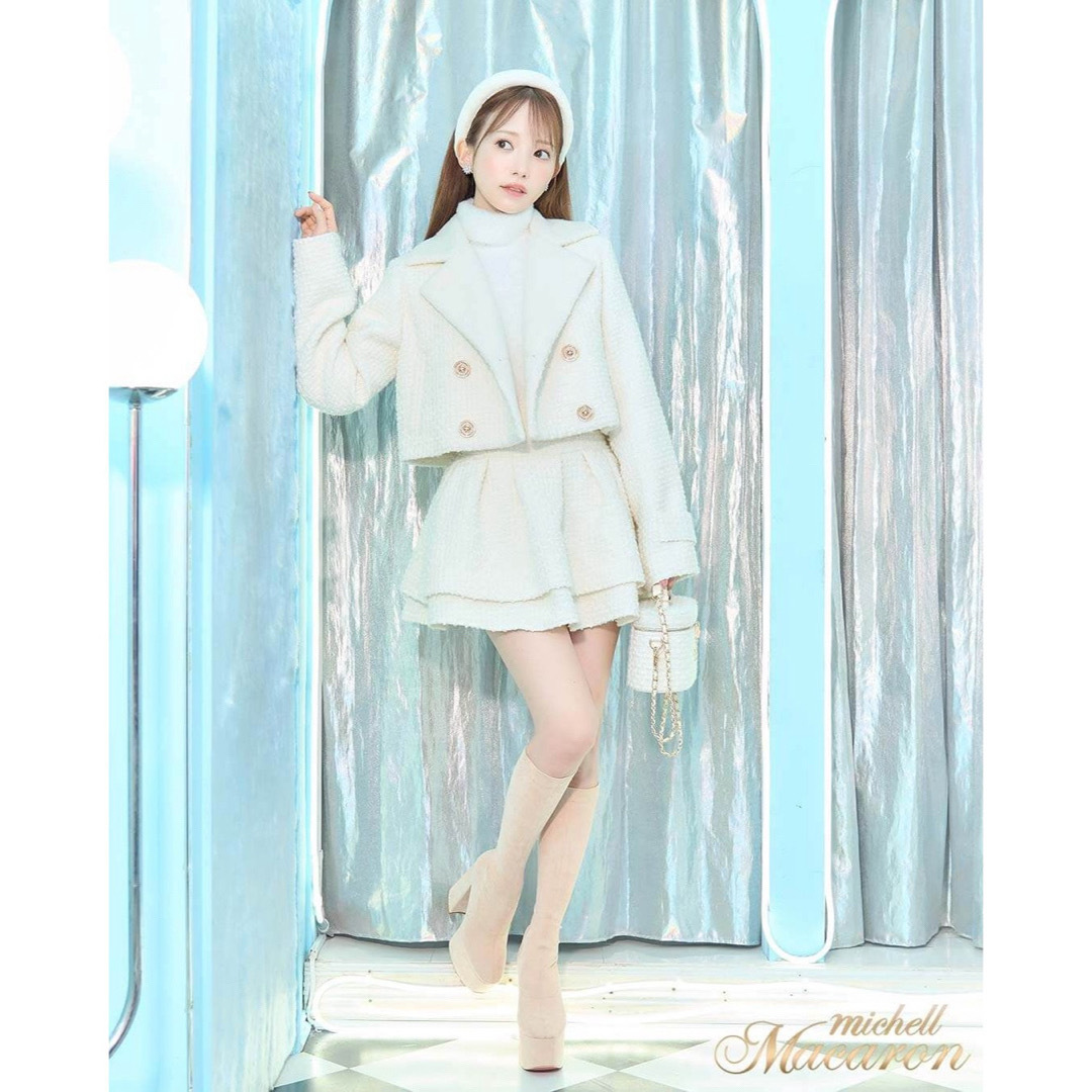 michellMacaron - 新品未使用 ミシェルマカロン 美脚ホワイト michellMacaron - 新品未使用 ミシェルマカロン 美脚ホワイト