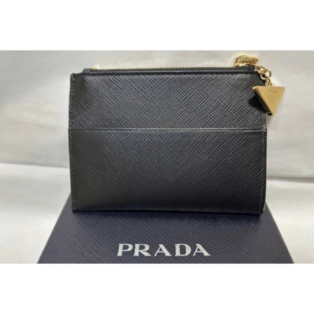 PRADA(プラダ)のPRADA  プラダ コインケース カードケース  (ブラック×ブルー) レディースのファッション小物(コインケース)の商品写真