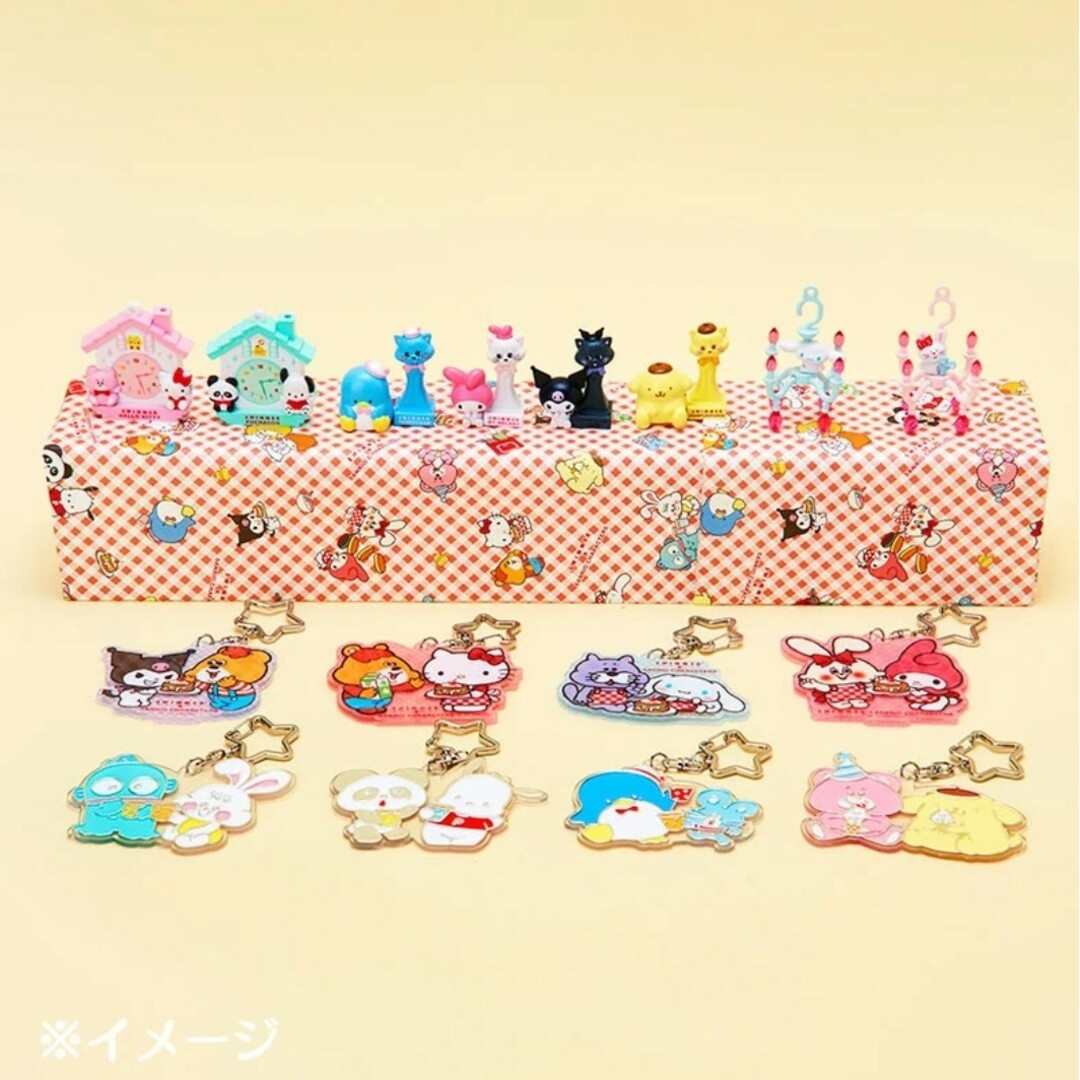 サンリオ(サンリオ)の匿名配送　未開封　SWIMMER×SANRIO CHARACTERS マスコット エンタメ/ホビーのおもちゃ/ぬいぐるみ(キャラクターグッズ)の商品写真