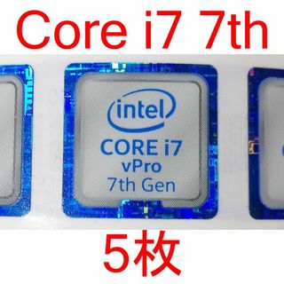 5枚 intel CORE i7 vPro 7th Gen(PCパーツ)