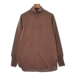 アメリカーナ(AMERICANA)のAmericana アメリカーナ Tシャツ・カットソー -(M位) 茶 【古着】【中古】(カットソー(半袖/袖なし))