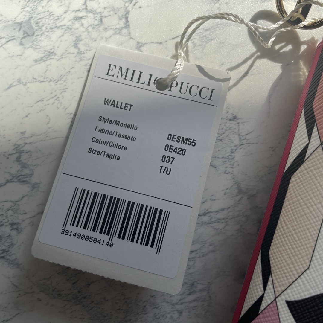 EMILIO PUCCI(エミリオプッチ)のエミリオプッチ 新品 ジップラウンド 長財布 EMILIO PUCCI オレンジ レディースのファッション小物(財布)の商品写真