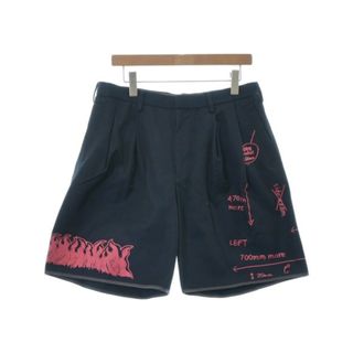 カラー(kolor)のkolor カラー ショートパンツ 3(L位) 紺xピンク 【古着】【中古】(ショートパンツ)