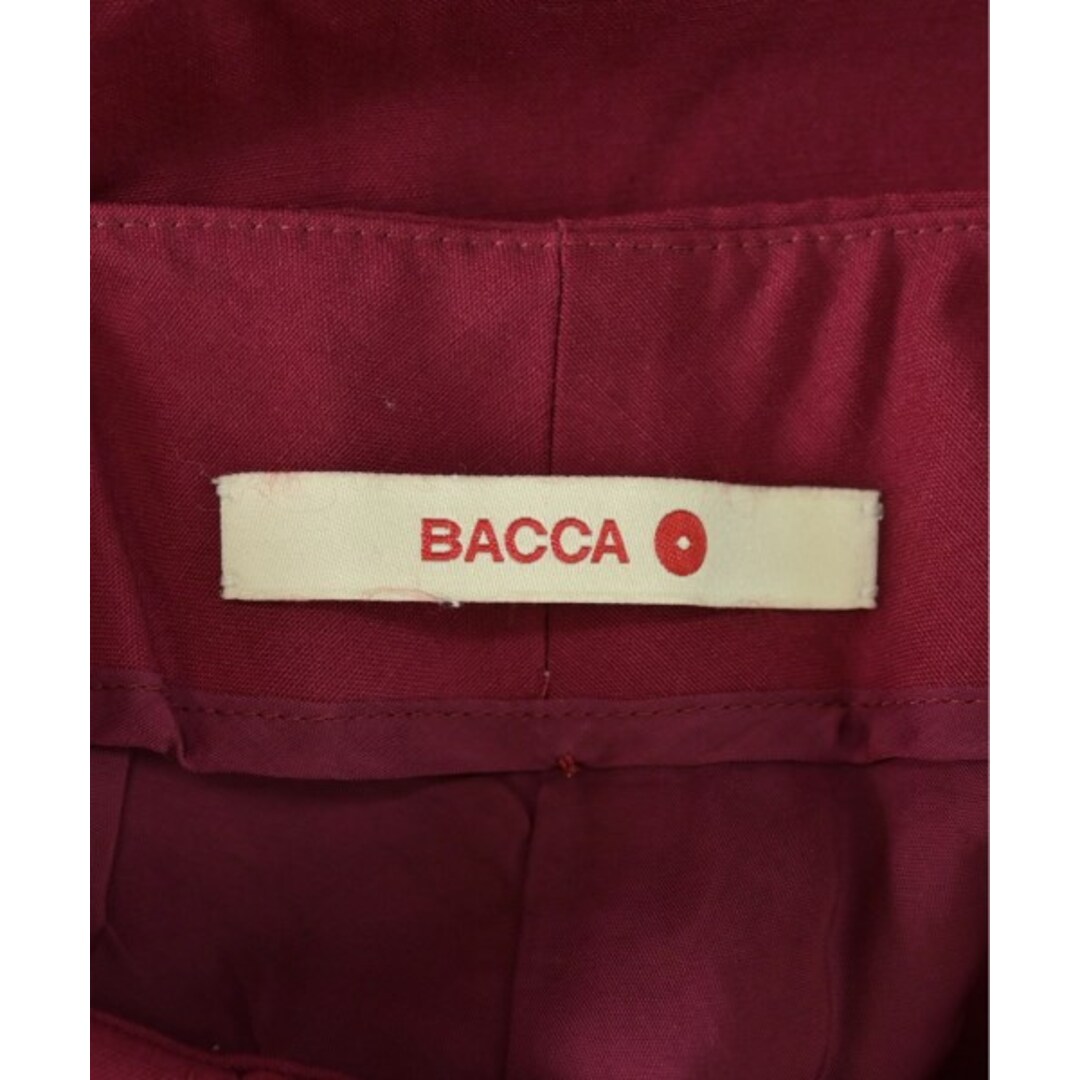 BACCA(バッカ)のBACCA バッカ スラックス 34(S位) 赤 【古着】【中古】 レディースのパンツ(その他)の商品写真