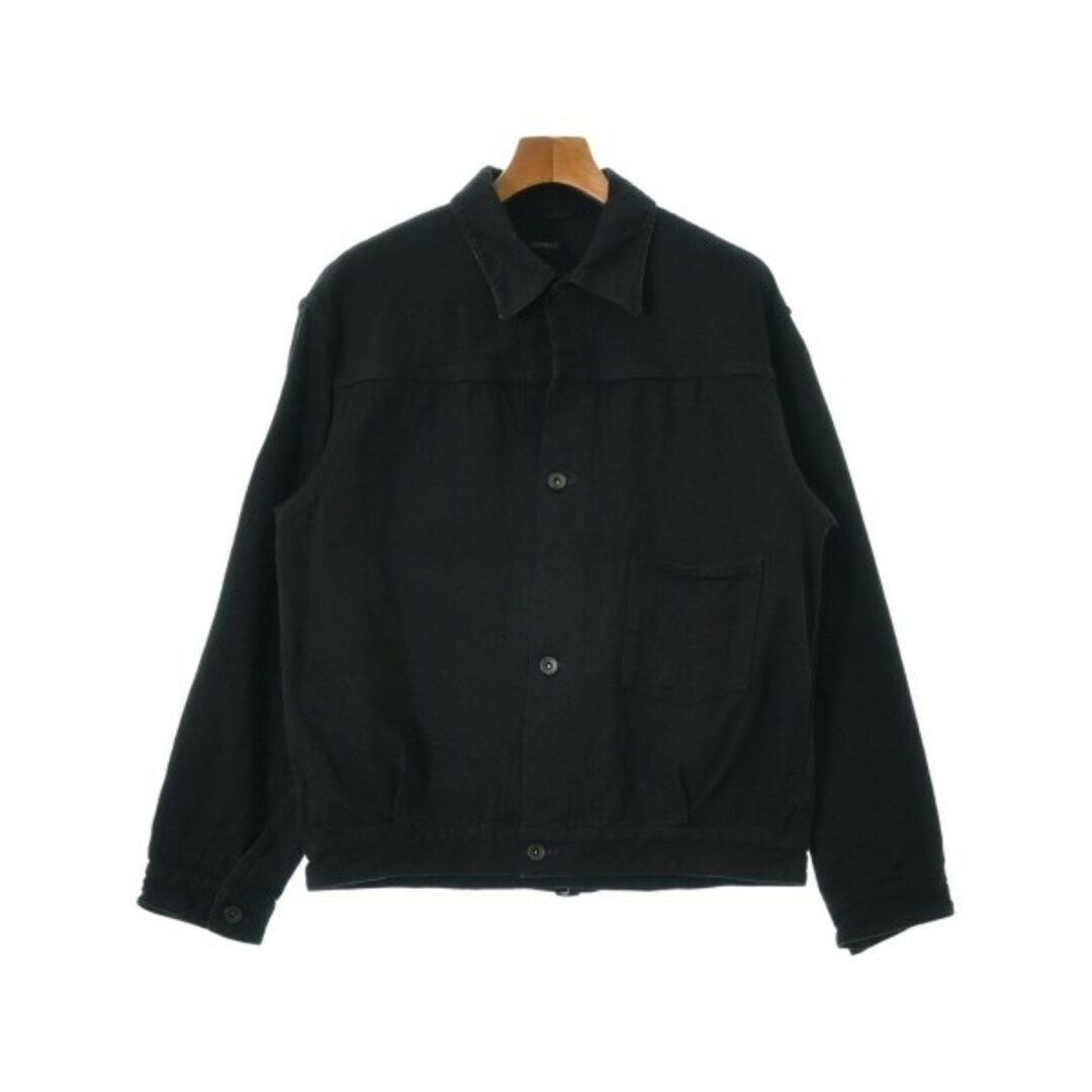 【22AW】COMOLI Denim Jacket BLACK 2コットン100%