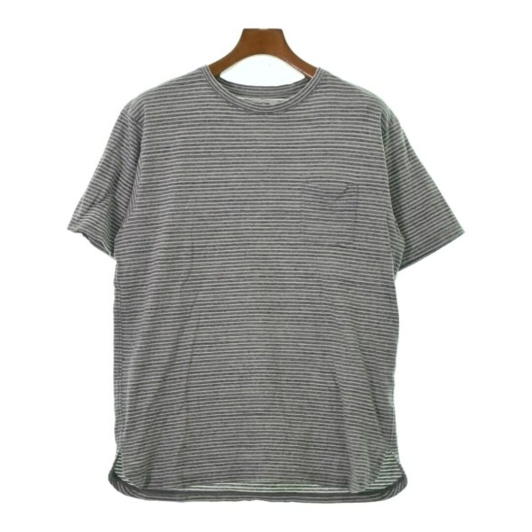 nonnative(ノンネイティブ)のnonnative Tシャツ・カットソー 2(M位) グレーx白(ボーダー) 【古着】【中古】 メンズのトップス(Tシャツ/カットソー(半袖/袖なし))の商品写真