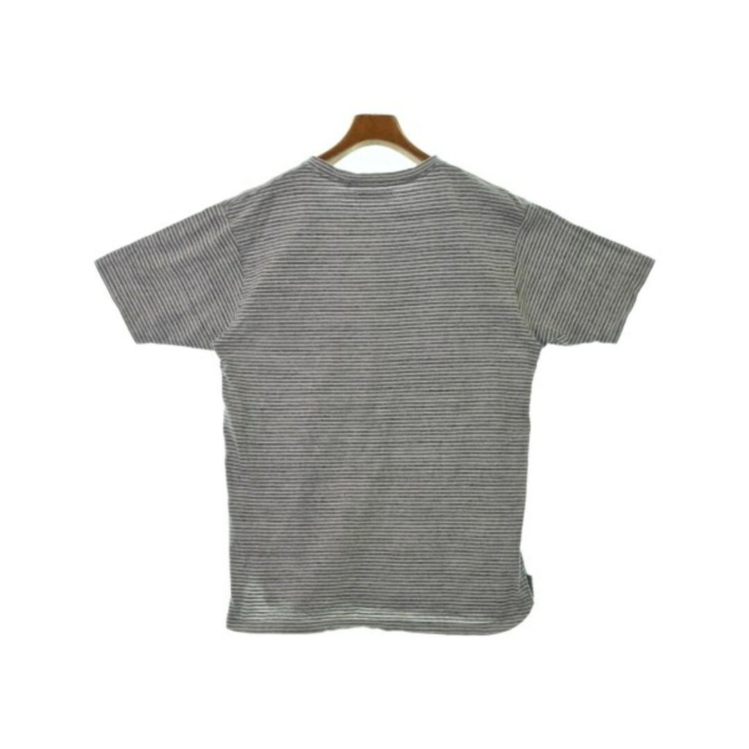 nonnative(ノンネイティブ)のnonnative Tシャツ・カットソー 2(M位) グレーx白(ボーダー) 【古着】【中古】 メンズのトップス(Tシャツ/カットソー(半袖/袖なし))の商品写真