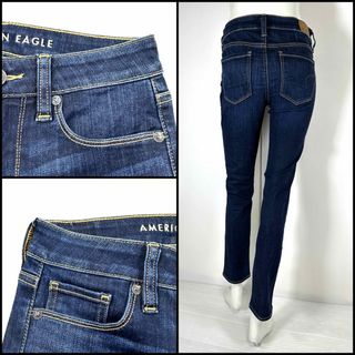 アメリカンイーグル(American Eagle)のアメリカンイーグル スキニー スーパーストレッチ US0 Mサイズ 70cm(デニム/ジーンズ)