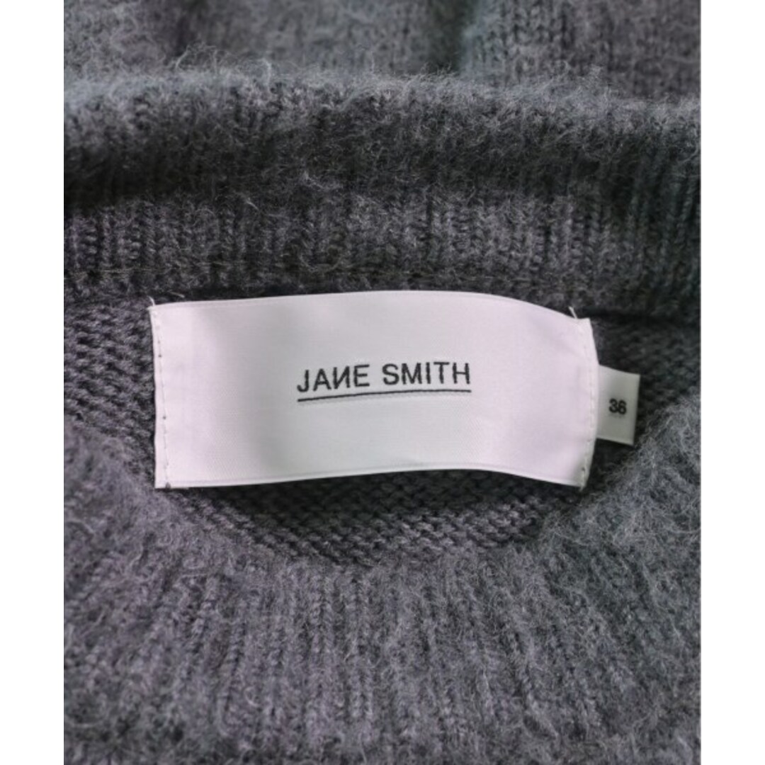 JANE SMITH(ジェーンスミス)のJANE SMITH ジェーンスミス ニット・セーター 36(S位) グレー 【古着】【中古】 レディースのトップス(ニット/セーター)の商品写真