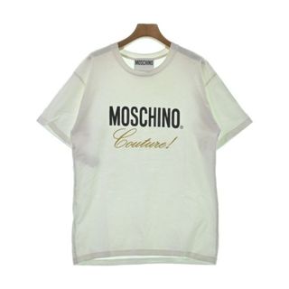 モスキーノ(MOSCHINO)のMOSCHINO モスキーノ Tシャツ・カットソー XS オフホワイト 【古着】【中古】(カットソー(半袖/袖なし))