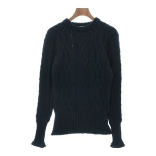 トムブラウン(THOM BROWNE)のTHOM BROWNE トムブラウン ニット・セーター 40(S位) 紺 【古着】【中古】(ニット/セーター)