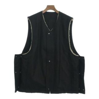 sublations wool gabardine prisoner vestメンズ - simulsa.com