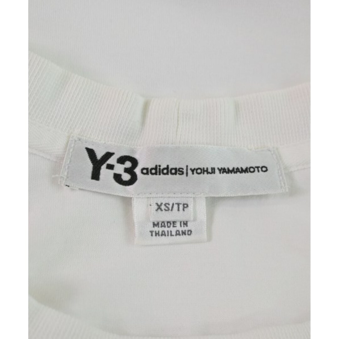 Y-3(ワイスリー)のY-3 ワイスリー Tシャツ・カットソー XS 白 【古着】【中古】 メンズのトップス(Tシャツ/カットソー(半袖/袖なし))の商品写真