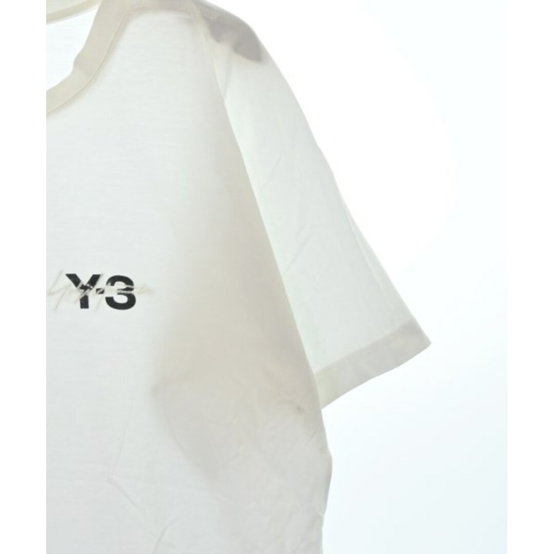 Y-3(ワイスリー)のY-3 ワイスリー Tシャツ・カットソー XS 白 【古着】【中古】 メンズのトップス(Tシャツ/カットソー(半袖/袖なし))の商品写真