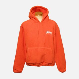 ステューシー(STUSSY)の★新品★ステューシー★シェルパプルオーバーパーカー (Orange/L)(パーカー)