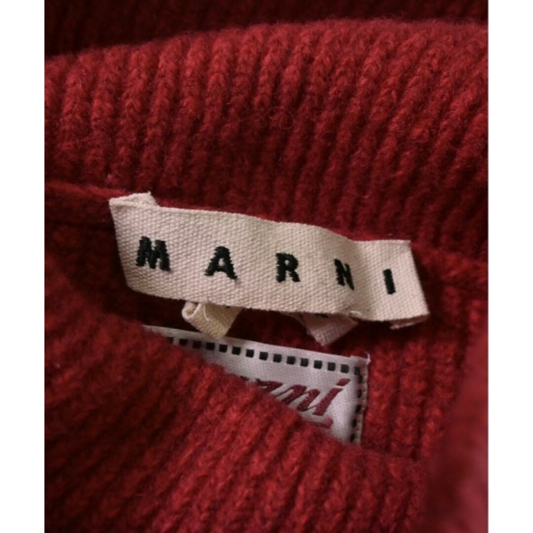 Marni(マルニ)のMARNI マルニ ニット・セーター S 赤 【古着】【中古】 メンズのトップス(ニット/セーター)の商品写真
