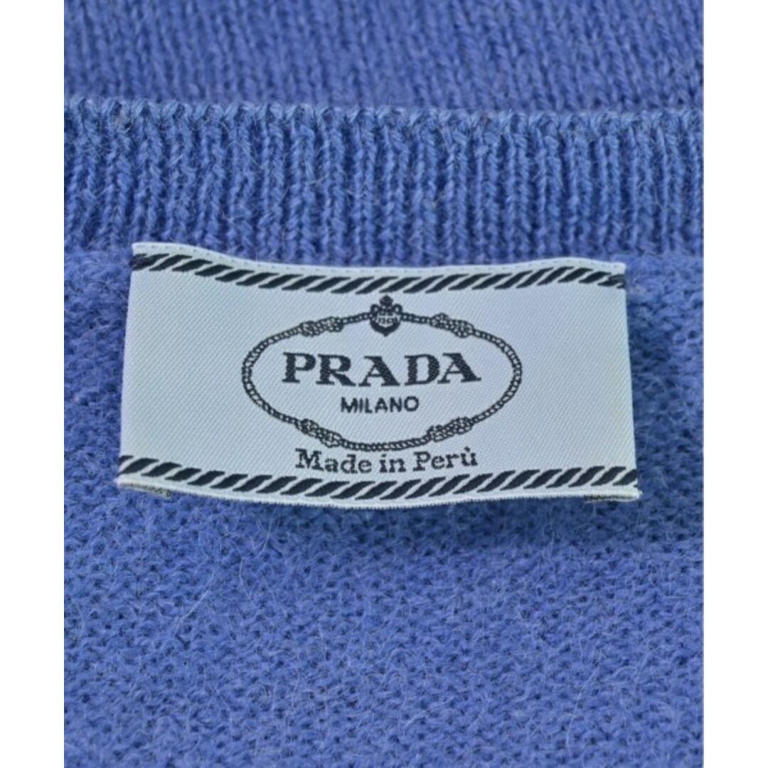 PRADA(プラダ)のPRADA プラダ ニット・セーター XL 青 【古着】【中古】 メンズのトップス(ニット/セーター)の商品写真