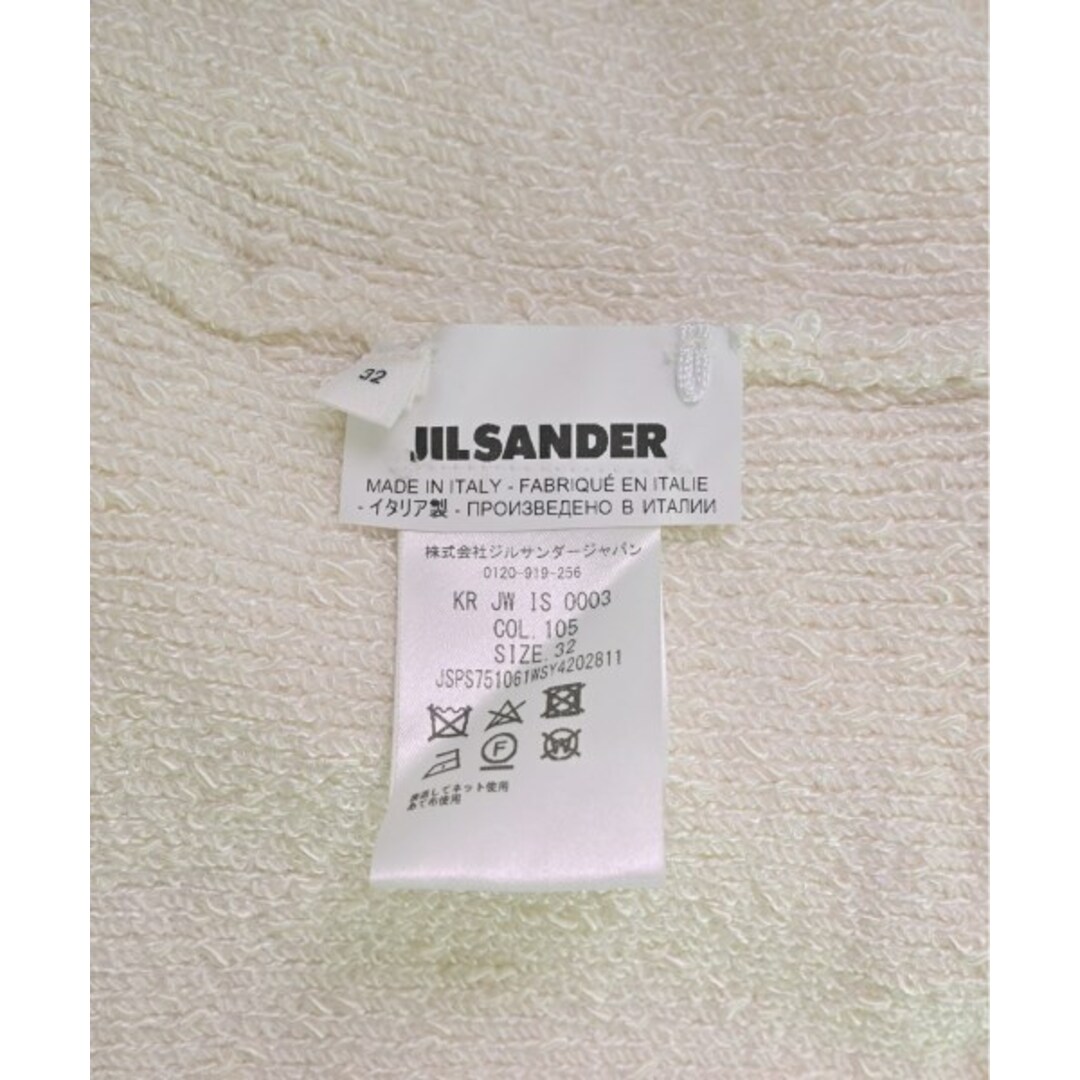Jil Sander(ジルサンダー)のJIL SANDER ジルサンダー ニット・セーター 32(XXS位) 白 【古着】【中古】 レディースのトップス(ニット/セーター)の商品写真