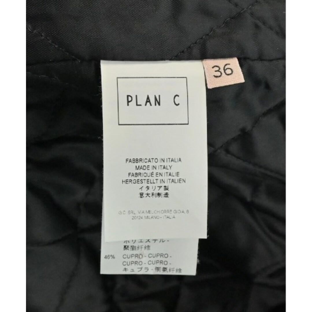 Plan C(プランシー)のPLAN C コート（その他） 36(XS位) グレーx黒(ヘリンボーン) 【古着】【中古】 レディースのジャケット/アウター(その他)の商品写真