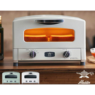 アラジン(Aladdin)のAladdin グラファイト トースター2枚焼き ホワイト(調理機器)