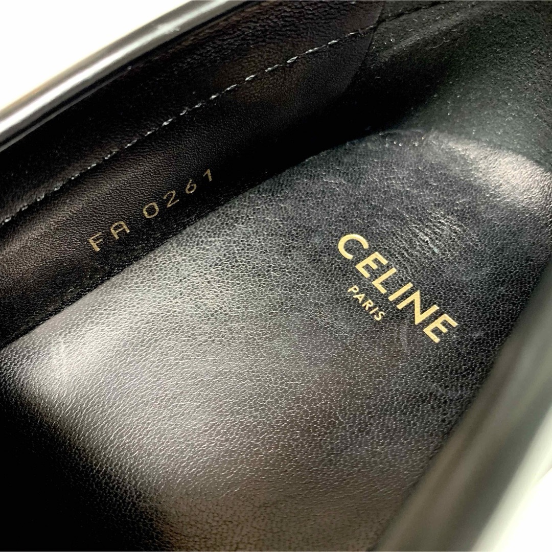 celine(セリーヌ)の国内正規品 セリーヌ CELINE トリオンフ マーガレット ローファー 36 レディースの靴/シューズ(ローファー/革靴)の商品写真