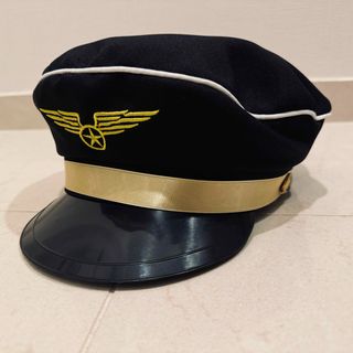 【美品】  ポリス 帽子 警官 コスプレ 警察官 警帽 コスチューム セット対応(衣装)