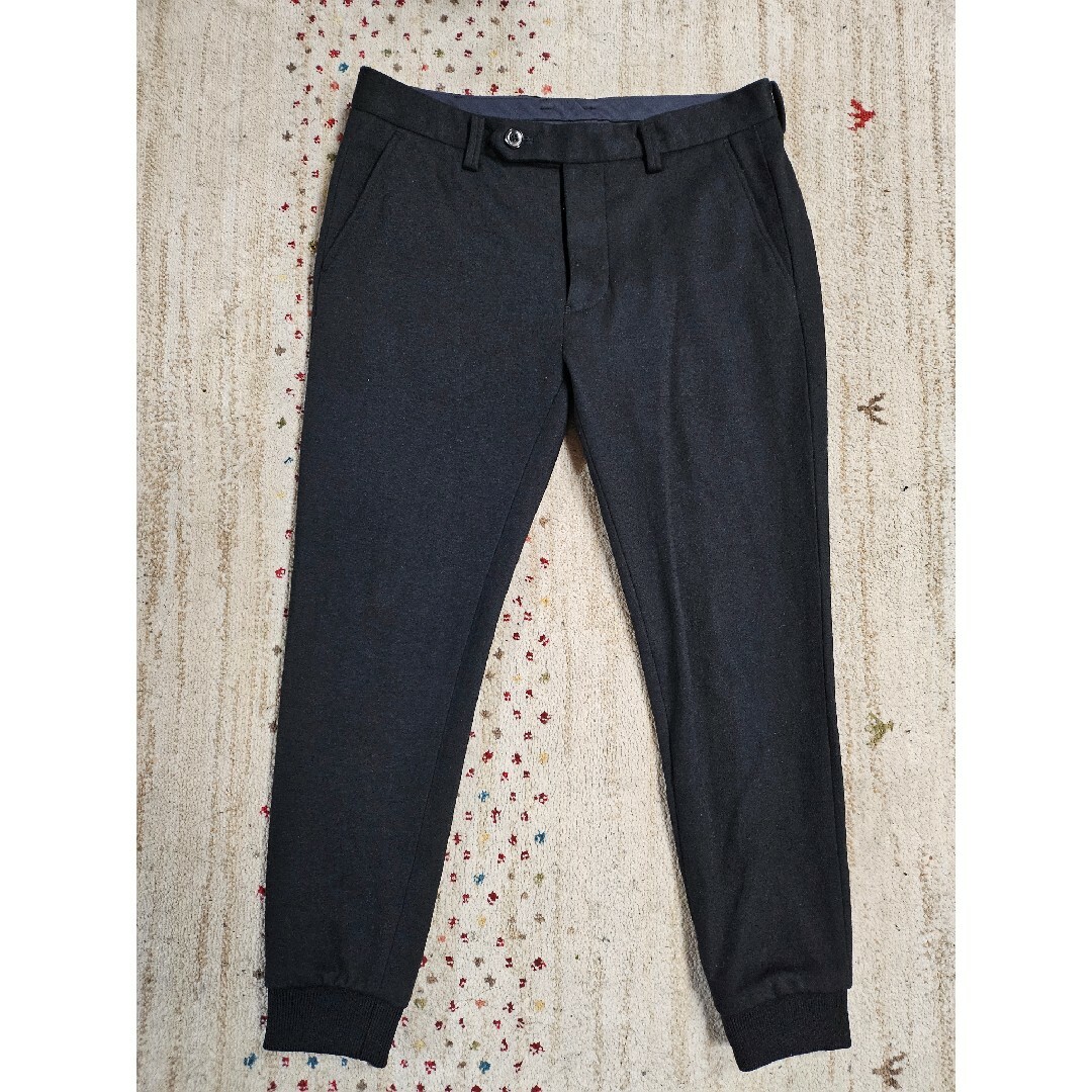 1piu1uguale3(ウノピゥウノウグァーレトレ)の1PIU1UGUALE3　WOOL RIB SLACKS PANTS メンズのパンツ(スラックス)の商品写真