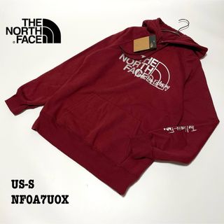 ザノースフェイス(THE NORTH FACE)の【新品】US-S ノースフェイス パーカー メタリック スウェット 裏起毛 海外(パーカー)