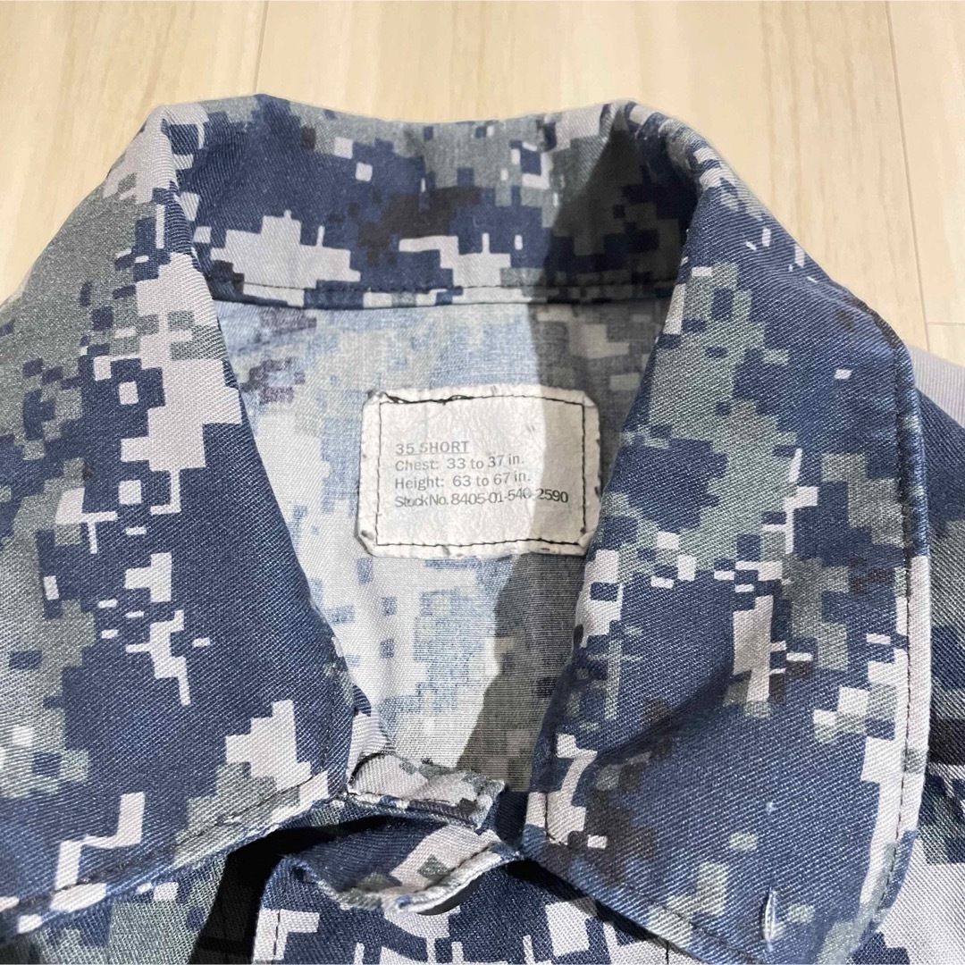 US NAVY ミリタリー　デジタルカモ　NWU UTILITY JACKET メンズのジャケット/アウター(ミリタリージャケット)の商品写真