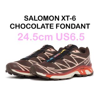 サロモン(SALOMON)のSALOMON XT-6 サロモン XT-6 ブラウン 柴田ひかり(スニーカー)