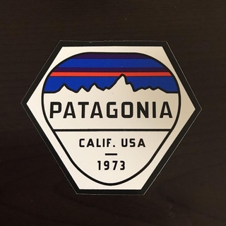 パタゴニア(patagonia)の(縦7.5cm横8.9cm)patagonia パタゴニア　廃盤　ステッカー(その他)