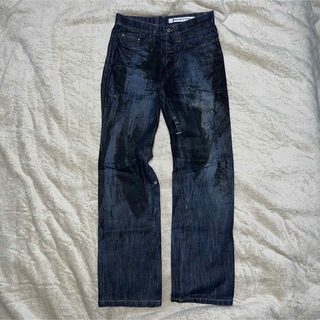 ヘルムートラング(HELMUT LANG)のCHRISTIAN FAGGI painted jeans 44(デニム/ジーンズ)