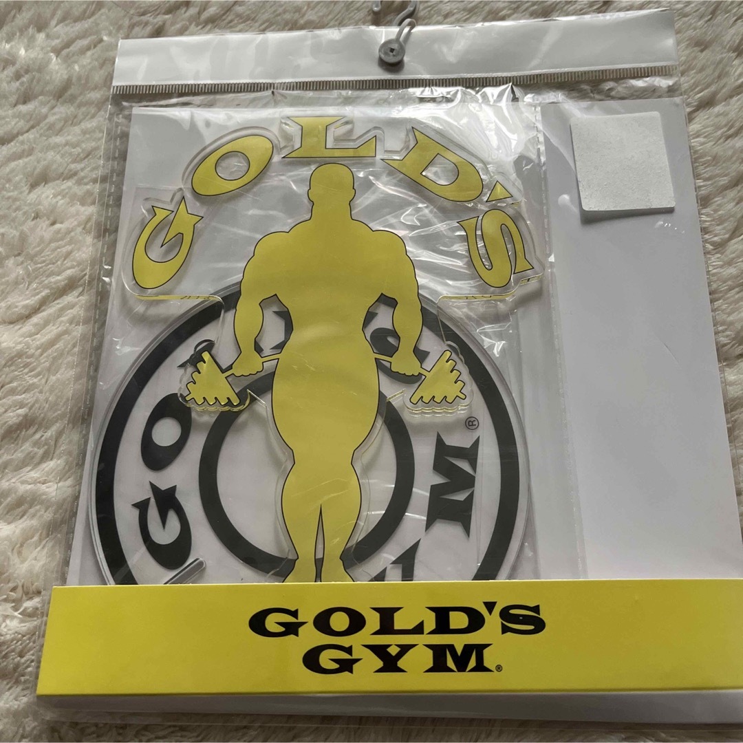 GOLD'S GYM(ゴールドジム)のゴールドジム アクリルスタンド　新品未開封 スポーツ/アウトドアのトレーニング/エクササイズ(その他)の商品写真