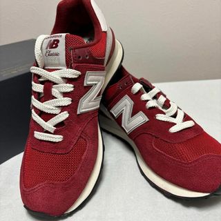 574（New Balance） - 新品　ニューバランス　U574WQ2 スニーカー　574 レッド　赤　26cm