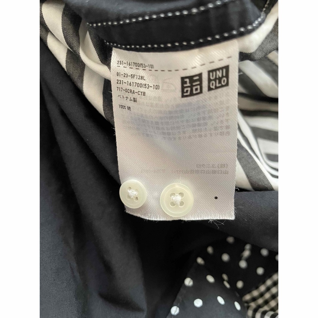 UNIQLO(ユニクロ)のユニクロ　長袖シャツ　サイズM レディースのトップス(シャツ/ブラウス(長袖/七分))の商品写真