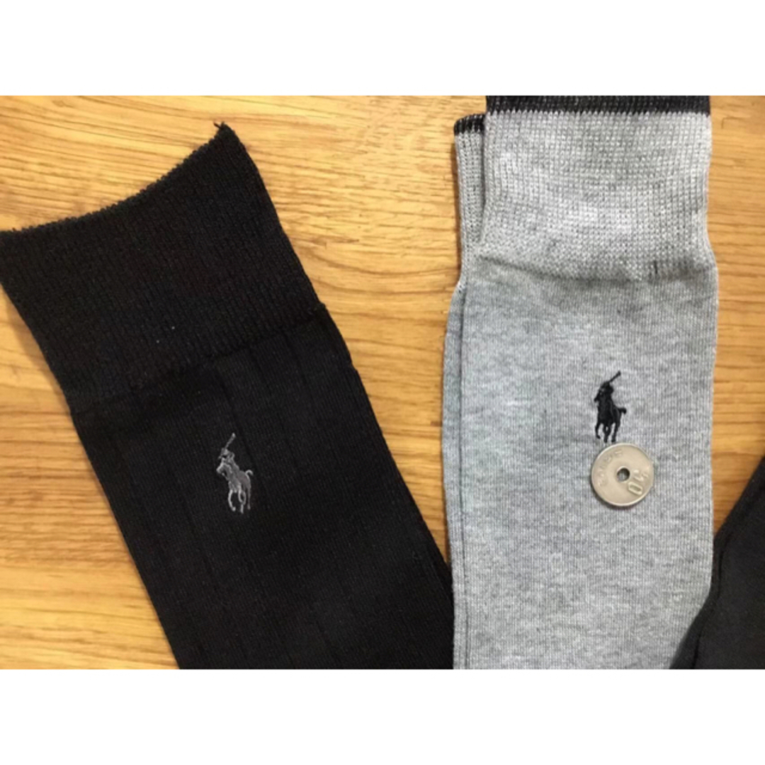 POLO RALPH LAUREN(ポロラルフローレン)の新品ポロラルフローレン メンズソックス靴下 3 足セット21135 メンズのレッグウェア(ソックス)の商品写真