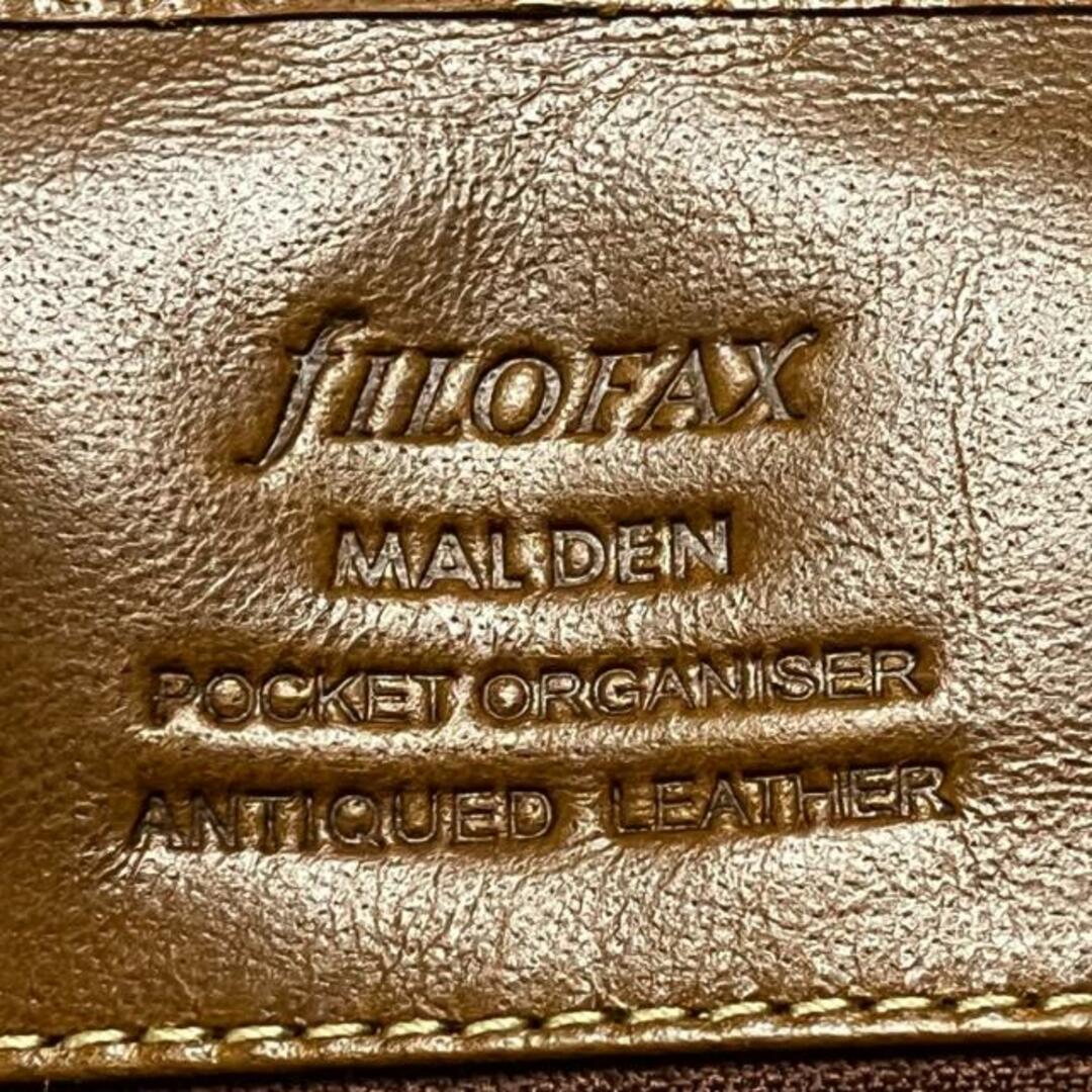 Filofax(ファイロファックス)のファイロファックス 手帳 - ダークブラウン レディースのファッション小物(その他)の商品写真