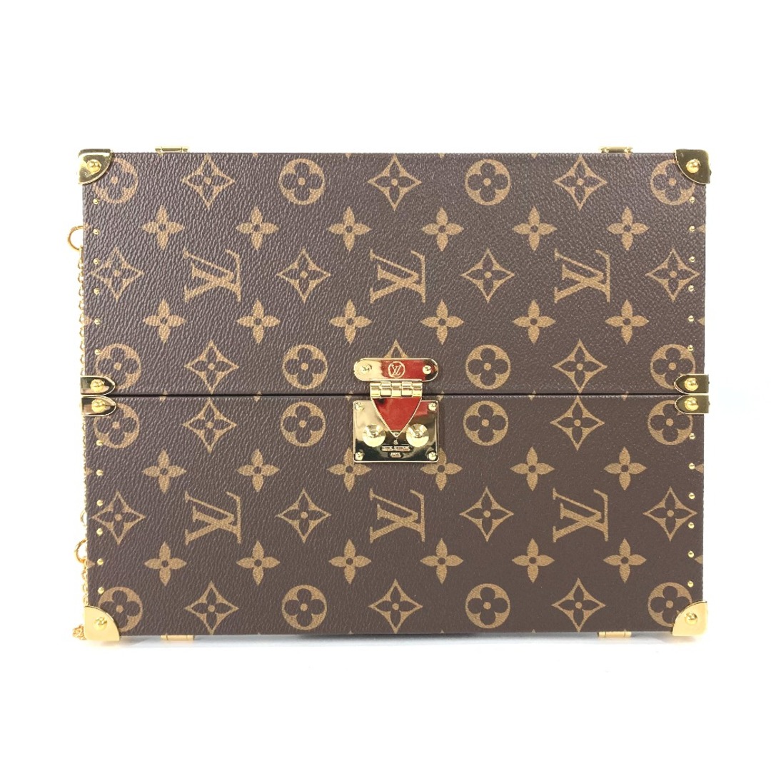 LOUIS VUITTON(ルイヴィトン)のルイヴィトン LOUIS VUITTON ホーム ミラー トランク GI0554 モノグラム インテリア 三面鏡 鏡 モノグラムキャンバス ブラウン 未使用 レディースのファッション小物(ミラー)の商品写真