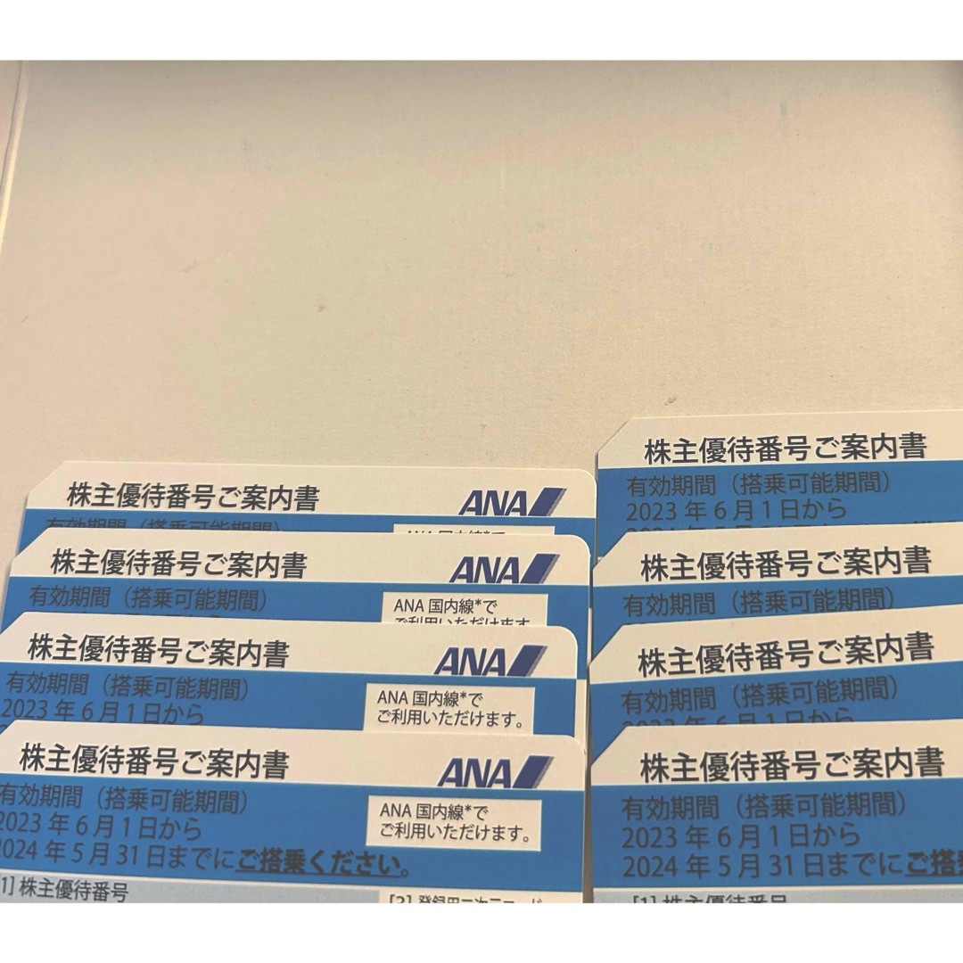 ANA 株主優待　8枚優待券/割引券