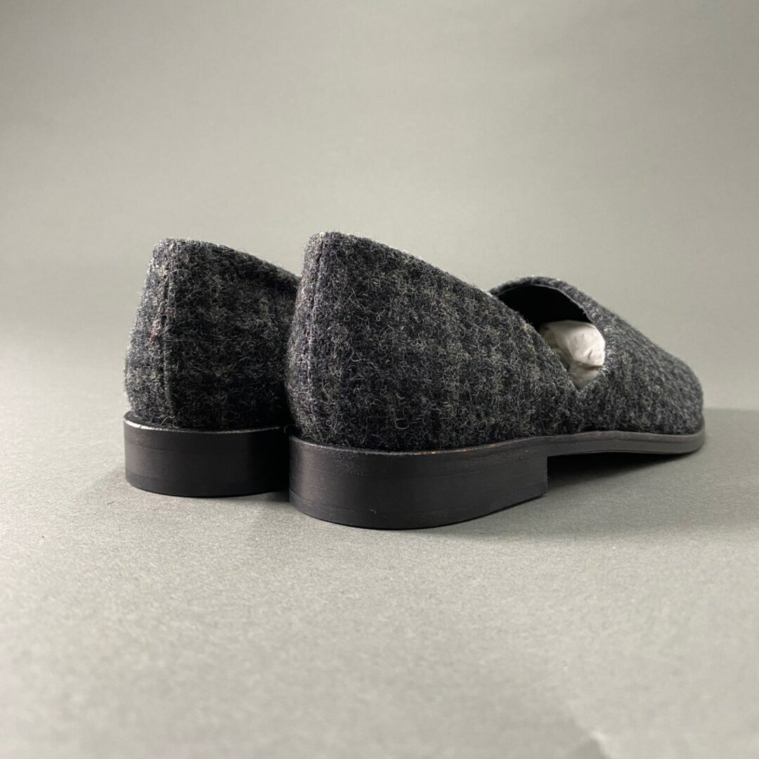 Hender Scheme(エンダースキーマ)の1a31 《美品》 Hender Scheme エンダースキーマ Fl-Kat Kate フラットシューズ ミュール スリッポン グレー レディース ハウンドトゥース 千鳥格子 レディースの靴/シューズ(ローファー/革靴)の商品写真
