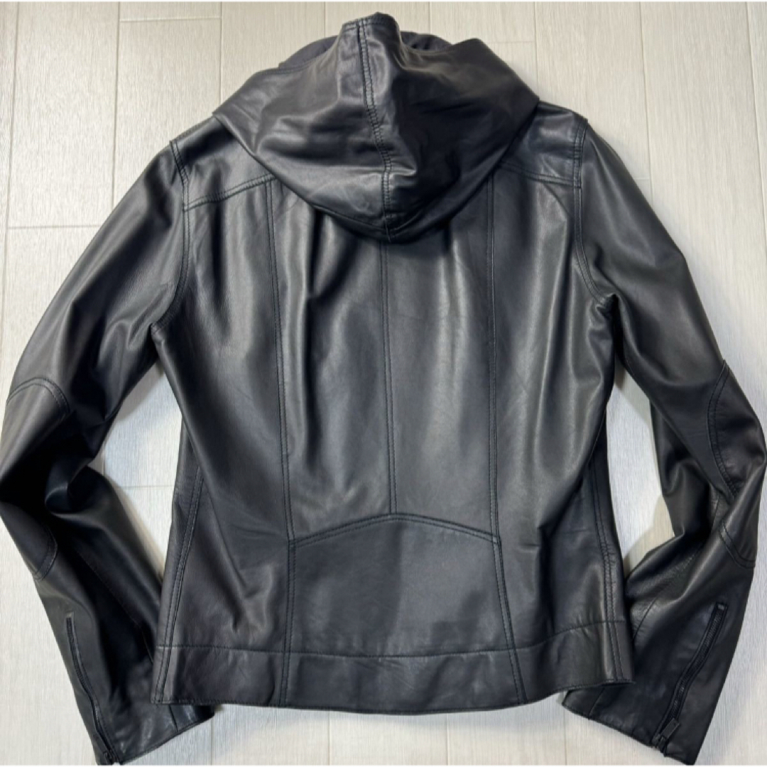 Emporio Armani(エンポリオアルマーニ)のエンポリオ・アルマーニ　ラムレザージャケット メンズのジャケット/アウター(レザージャケット)の商品写真